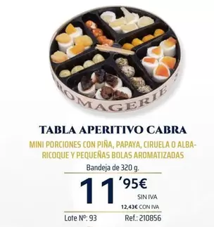 Alba - Tabla Aperitivo Cabra