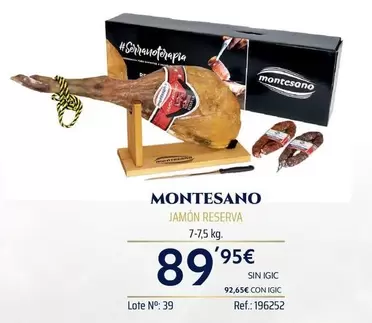 Montesano - Jamón Reserva