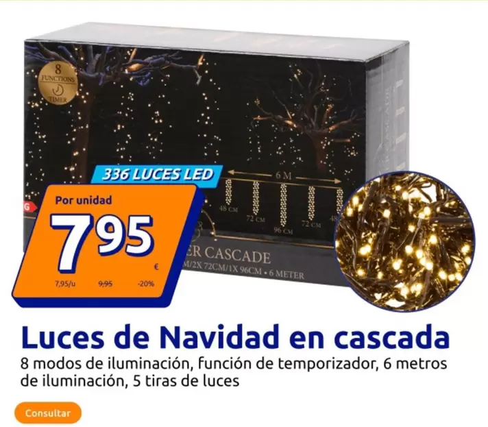 Luces De Navidad En Cascada