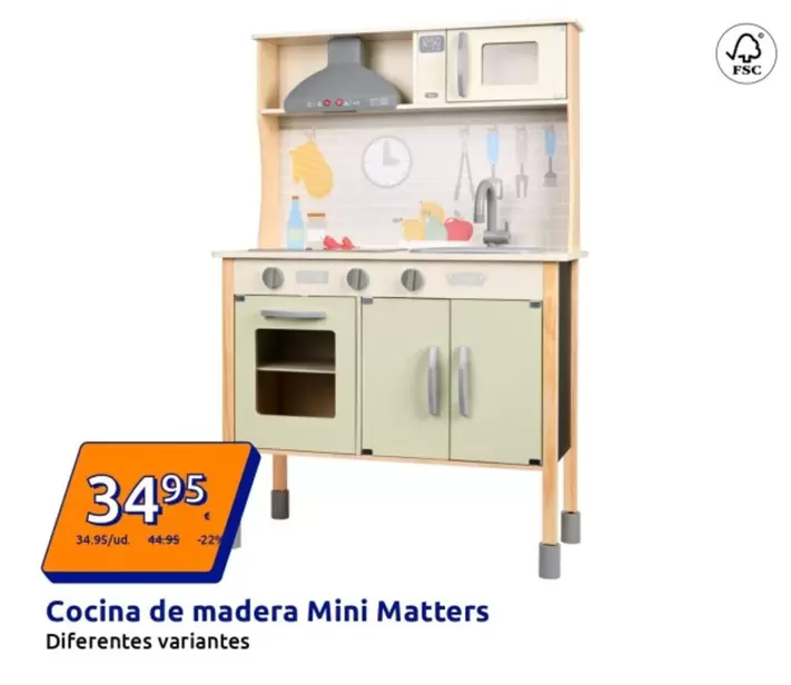 Cocina De Madera Mini Matters