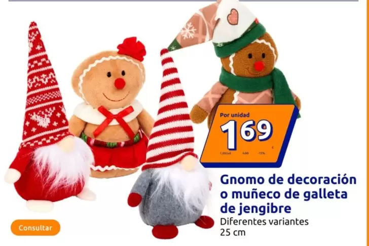 Gnomo De Decoración O Muñeco De Galleta De Jengibre