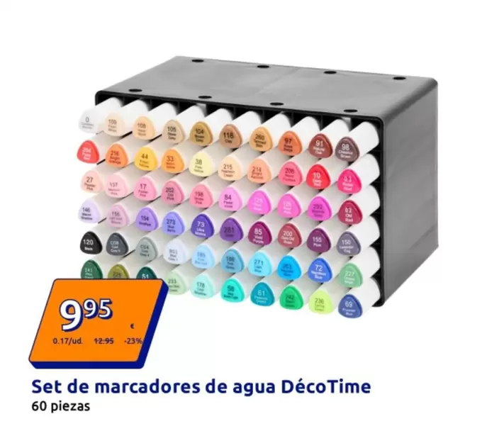 Decotime - Set De Marcadores De Agua