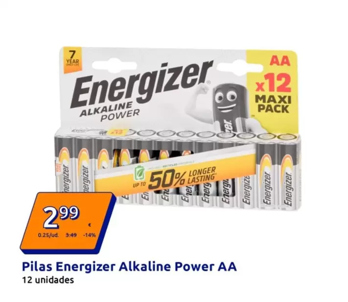 Energizer - Pilas Alkaline Power AA
