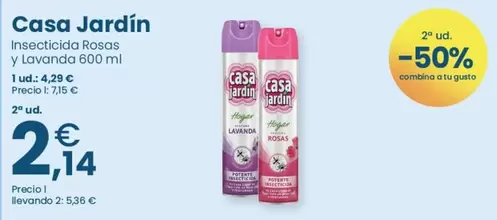 Casa Jardín - Insecticida Rosas Y Lavanda
