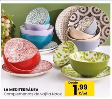 Mediterránea - Complementos De Vajilla Naoki
