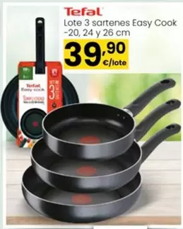 Tefal - Lote 3 Sartenes Easy Cook