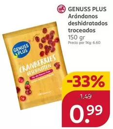 Genuss Plus - Arándanos Deshidratados Troceados