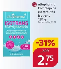 Complejo De Electrolitos Isotrans