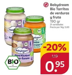 dream - Bio Tarritos De Verduras Y Fruta
