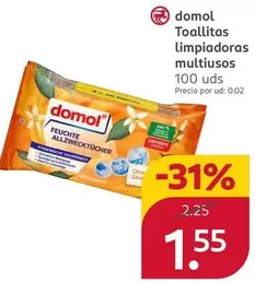Domol - Toallitas Limpiadoras Multiusos