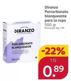 Diranzo - Percarbonato Blanqueante Para La Ropa