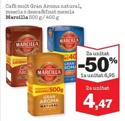 Marcilla - Cafe Molt Gran Aroma Natural/ Mescla O Descafeinat Mescla