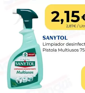 Sanytol - Limpiador Desinfectante Pistola Multiusos