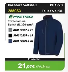 Cazadora Softshell 288cs3