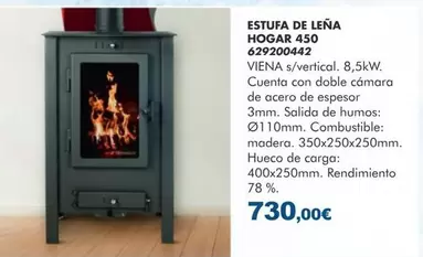 Estufa De Leña Hogar 450 629200442