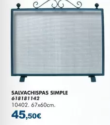 Salvachispas Simple