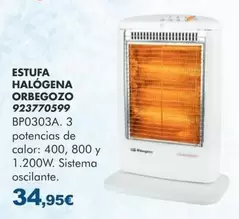 Orbegozo - Estufa Halógena