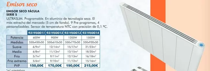 Emisor Seco Facula Serie S