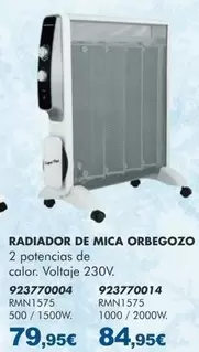 Orbegozo - Radiador De Mica