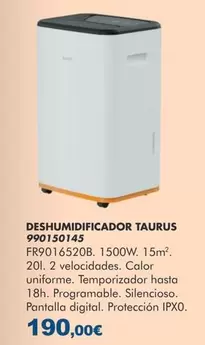 Taurus - Deshumidificador 990150145