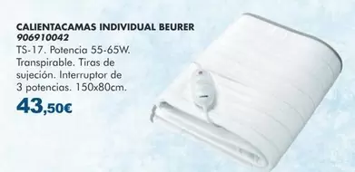 Beurer - Calientacamas Individual