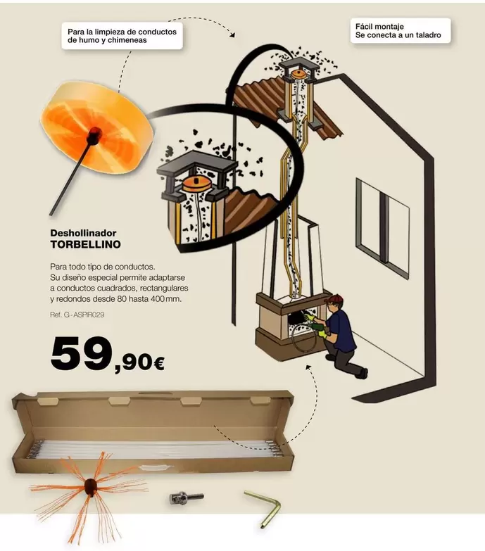 Deshollinador Torbellino