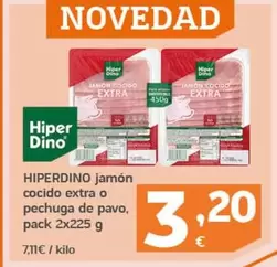Hiperdino - Jamon Cocido Extra O Pechuga De Pavo