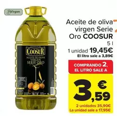 Coosur - Aceite De Oliva Virgen Serie Oro 