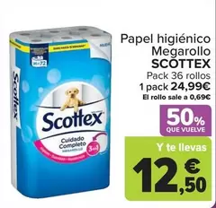 Scottex - Papel Higiénico Megarollo 