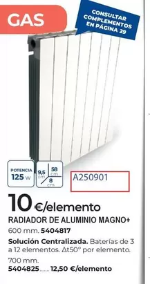 Radiador De Aluminio Magno+