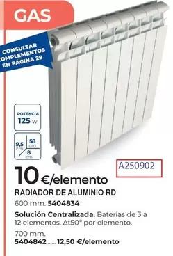 Radiador De Aluminio Rd