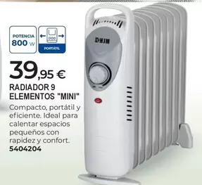 Radiador 9 Elementos Mini