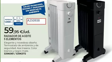 Radiador De Aceite 5 Elementos