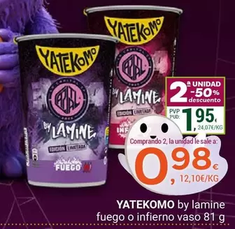 Yatekomo - Fuego O Infierno Vaso