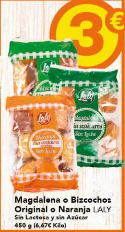 Laly - Magdalena O Bizcochos Original O Naranja