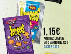 Jumpers - Aperitivos  Mix O Mantequilla