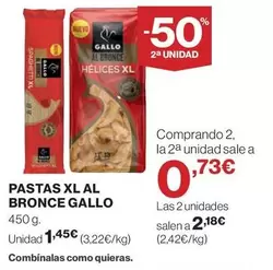 Gallo - Pastas Xl Al Bronce