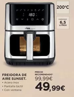 Ufesa - Freidora De Aire Sunset