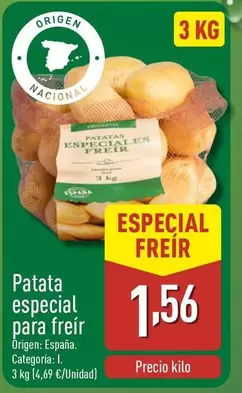 Patata Especial Para Freir