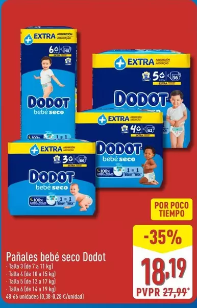 Dodot - Panales Bebe Seco