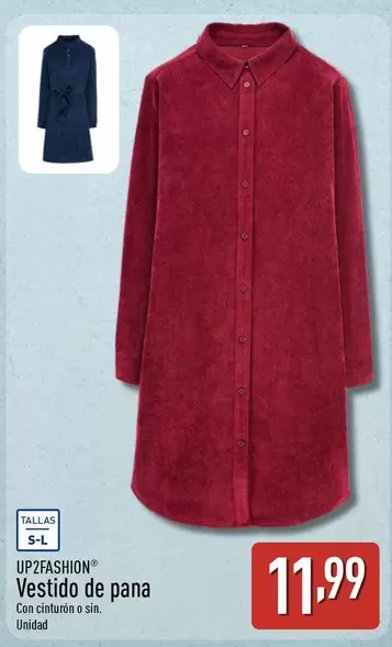 Up2fashion - Vestido De Pana