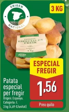 Patata Especial Per Fregir