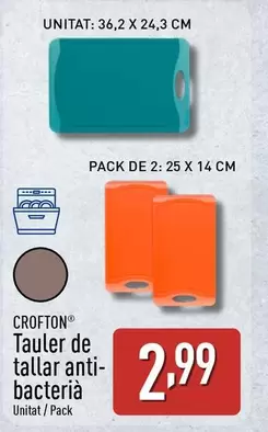 Crofton - Tauler De Tallar Anti-Bacteria