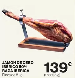 Jamón De Cebo Ibérico 50% Raza Ibérica