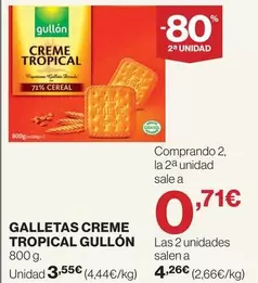Gullón - Galletas Creme Tropical