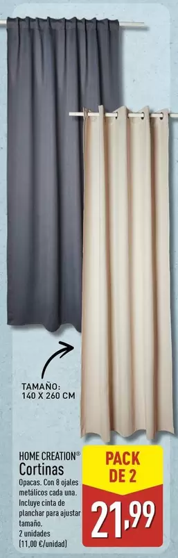 Home Creation - Cortinas