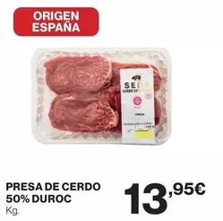 duroc - Presa De Cerdo 50% Duroc
