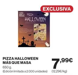 Pizza Halloween Mas Que Masa
