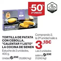 La Cocina - Tortilla De Patata Con Cebolla, Calentar Y Listo