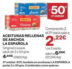 La Española - Aceitunas Rellenas De Anchoa